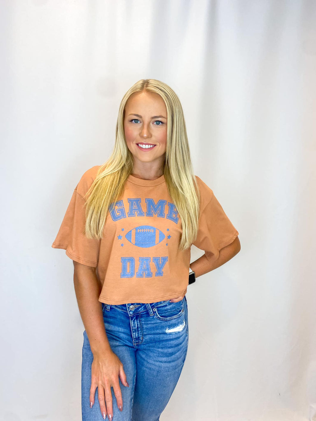 Game Day Cropped Tee