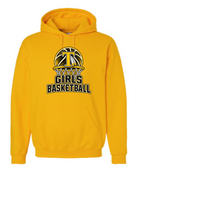 Load image into Gallery viewer, Tuscola Girls Basketball Hoop Design Hoodie
