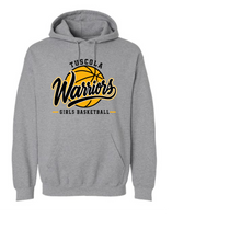 Load image into Gallery viewer, Tuscola Warriors Girls Basketball Retro Design Hoodie
